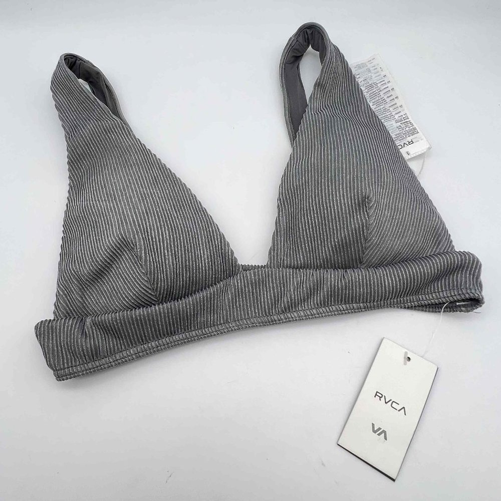 RVCA Gray Bikini Top